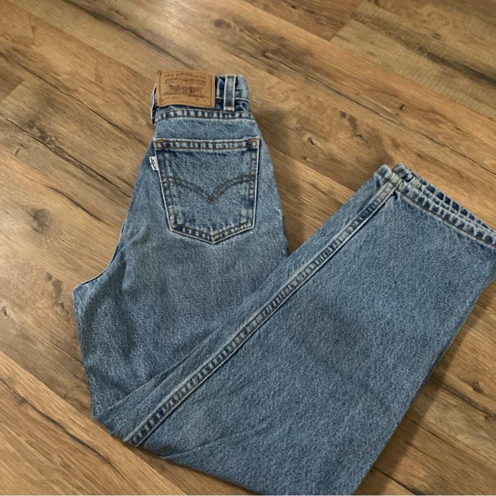 Levi’s Vintage 90s 550 Relaxed Fit Jeans White Tab Medium Wash Boys 10‎ Slim